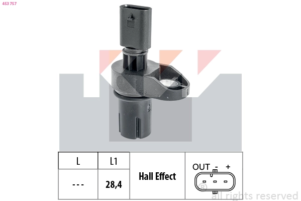 Sensor, camshaft position (453 757)