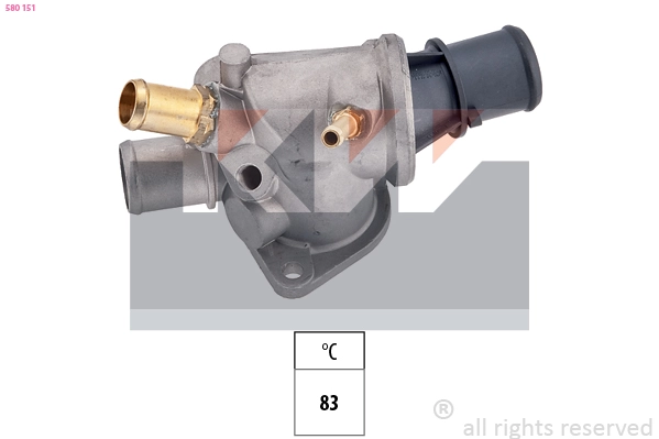Thermostat, coolant (580 151)
