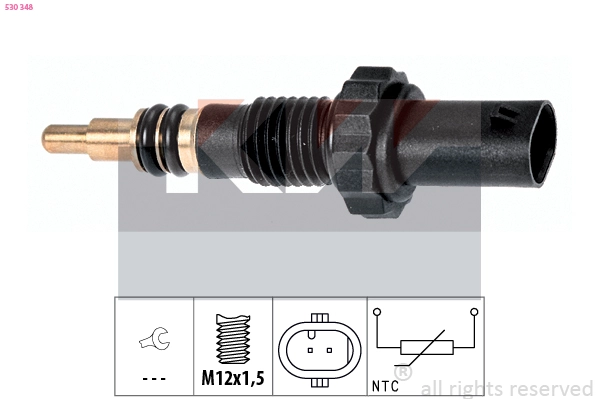 Sensor, coolant temperature (530 348)