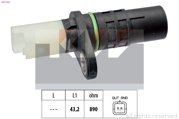 Sensor, crankshaft pulse (453 555)