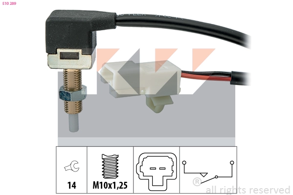 Switch, clutch control (cruise control) (510 289)