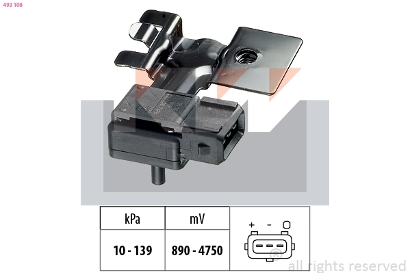 Air Pressure Sensor, altitude adaption (493 108)