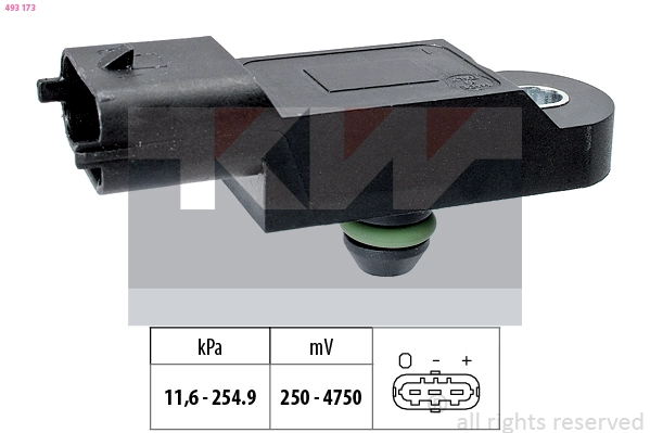 Air Pressure Sensor, altitude adaption (493 173)