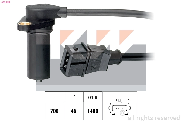 Sensor, crankshaft pulse (453 224)