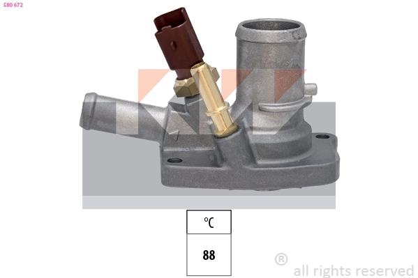 Thermostat, coolant (580 672)
