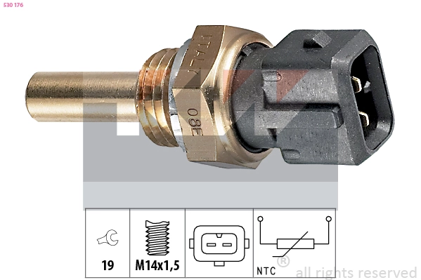Sensor, coolant temperature (530 176)
