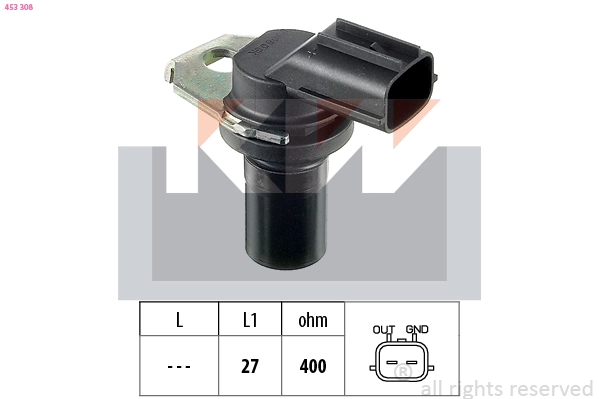 RPM Sensor, automatic transmission (453 308)