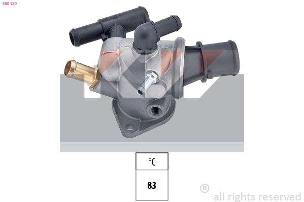 Thermostat, coolant (580 120)