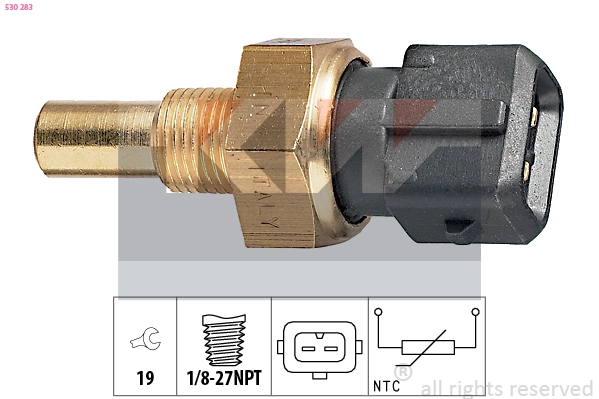 Sensor, coolant temperature (530 283)