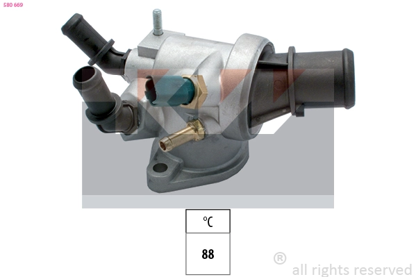 Thermostat, coolant (580 669)
