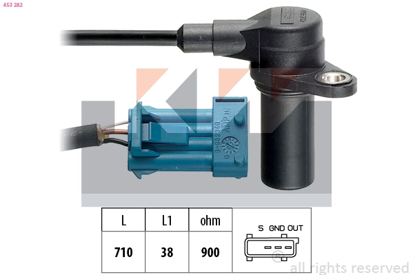 Sensor, crankshaft pulse (453 282)