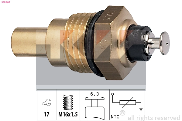 Sensor, coolant temperature (530 067)