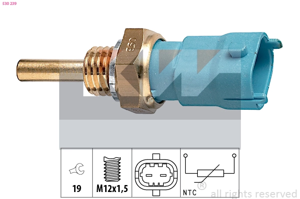 Sensor, oil temperature (530 239)