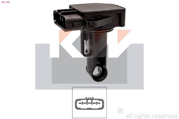 Mass Air Flow Sensor (491 335)