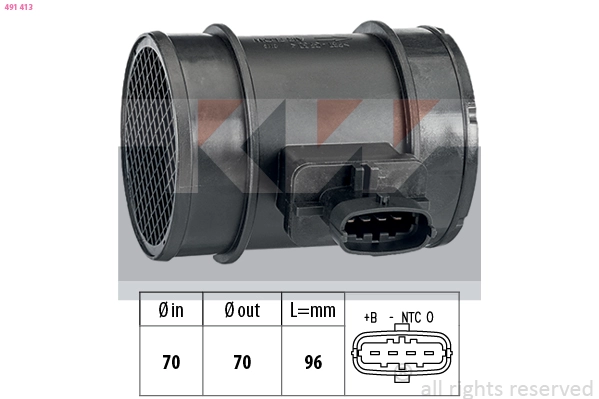Mass Air Flow Sensor (491 413)