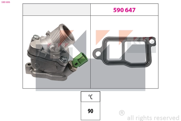 Thermostat, coolant (580 606)