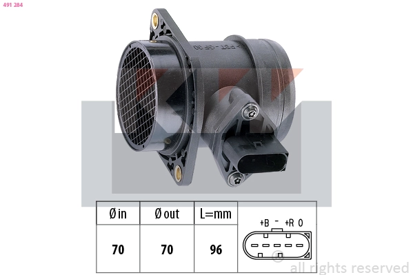 Mass Air Flow Sensor (491 284)