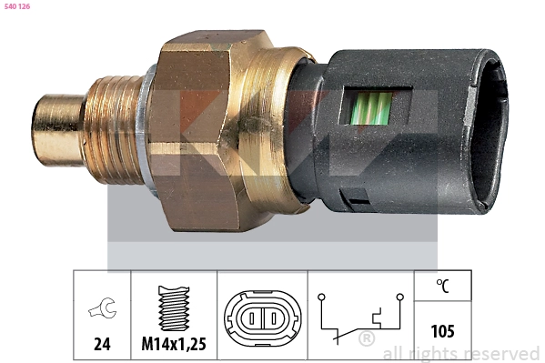 Temperature Switch, coolant warning lamp (540 126)