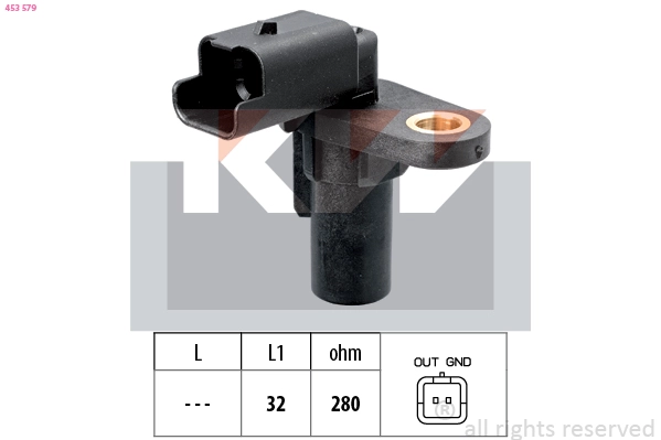 Sensor, crankshaft pulse (453 579)