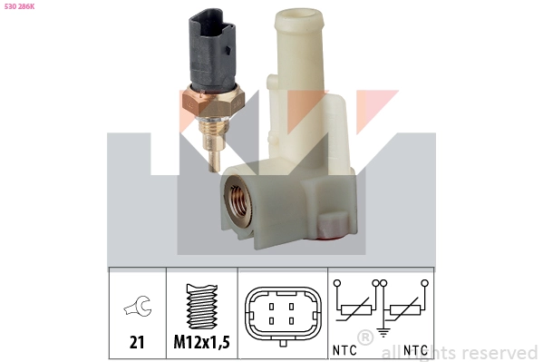 Sensor, coolant temperature (530 286K)