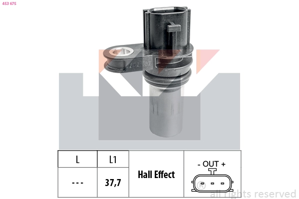 Sensor, crankshaft pulse (453 675)