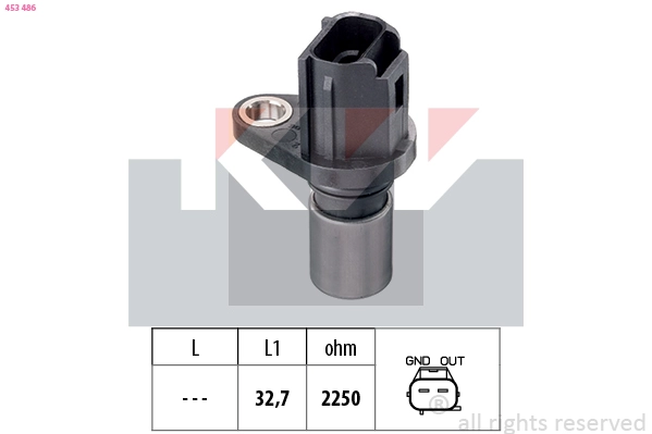Sensor, camshaft position (453 486)