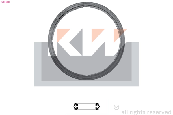 Seal, thermostat (590 600)