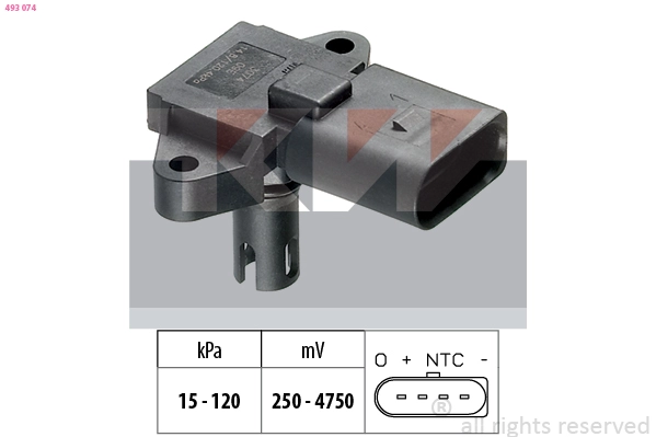 Air Pressure Sensor, altitude adaption (493 074)