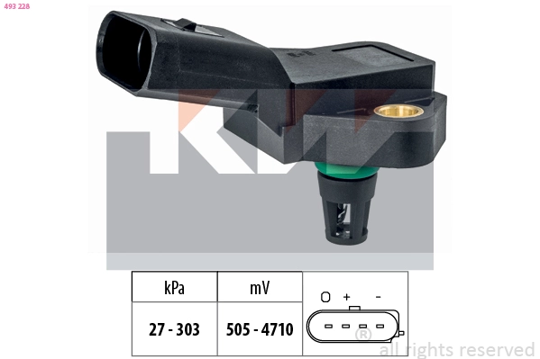 Air Pressure Sensor, altitude adaption (493 228)