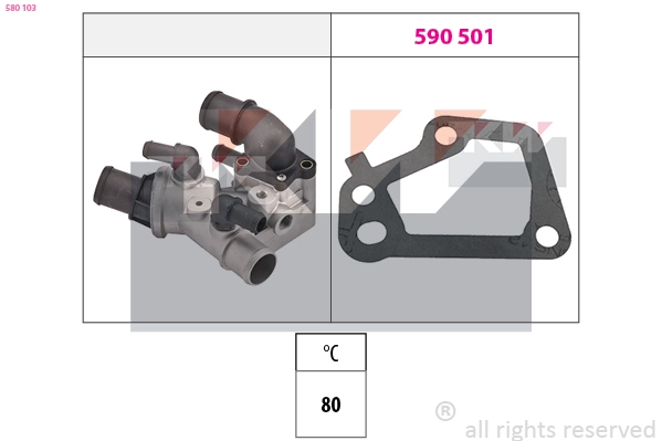 Thermostat, coolant (580 103)