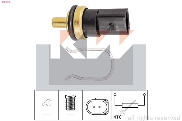 Sensor, fuel temperature (530 376)