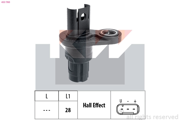 Sensor, crankshaft pulse (453 760)