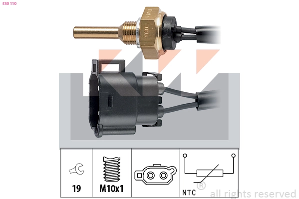 Sensor, coolant temperature (530 110)