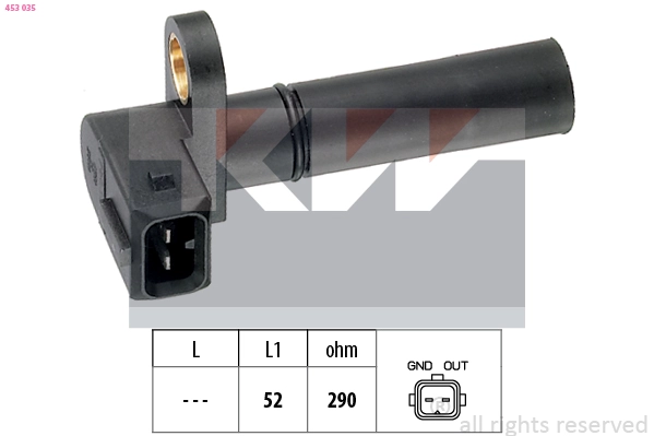 Sensor, crankshaft pulse (453 035)