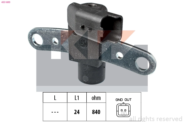Sensor, crankshaft pulse (453 600)