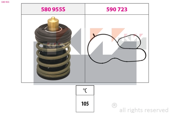 Thermostat, coolant (580 955)