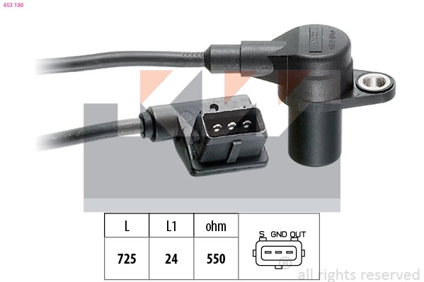 Sensor, crankshaft pulse (453 130)