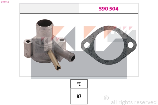 Thermostat, coolant (580 112)