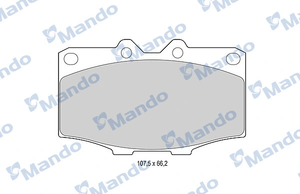 Brake Pad Set, disc brake (MBF015852)