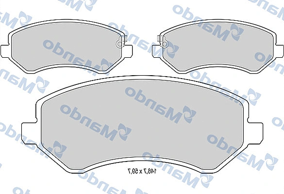 Brake Pad Set, disc brake (MBF015441)