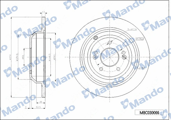Brake Disc (MBC030066)