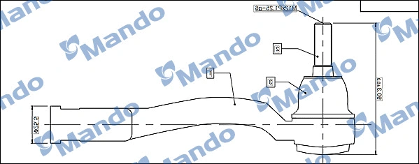 Tie Rod End (MTG050278)