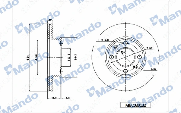 Brake Disc (MBC030132)
