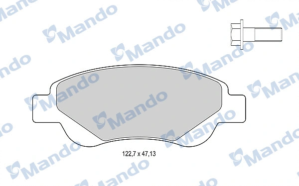 Brake Pad Set, disc brake (MBF015479)