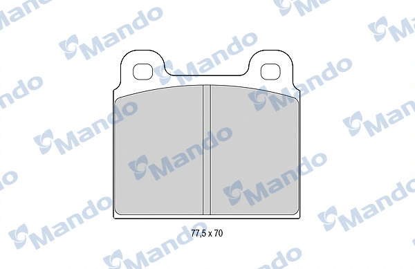 Brake Pad Set, disc brake (MBF015052)