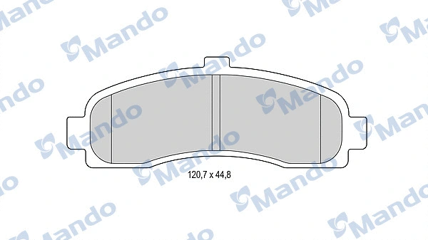 Brake Pad Set, disc brake (MBF015729)
