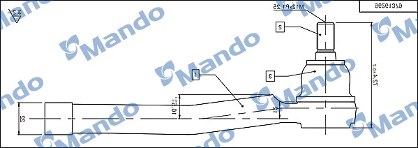 Tie Rod End (DSA020620)