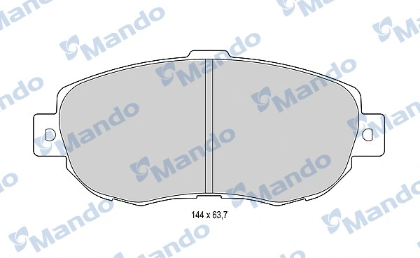 Brake Pad Set, disc brake (MBF015611)