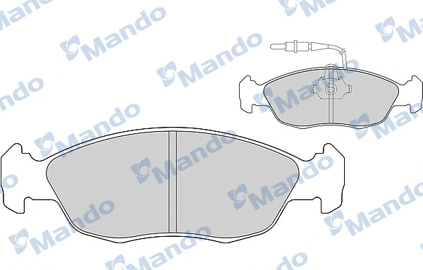 Brake Pad Set, disc brake (MBF015114)