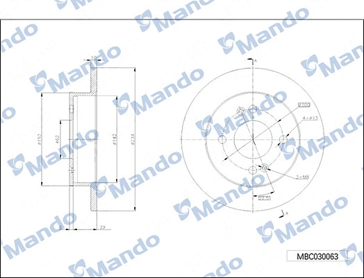Brake Disc (MBC030063)